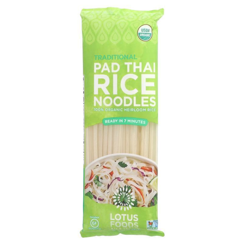 莲花食品,Traditional Pad Thai Rice Noodles, 8 oz (227 g)