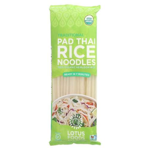 莲花食品,Traditional Pad Thai Rice Noodles, 8 oz (227 g)