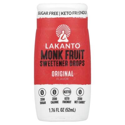 Lakanto,Monkfruit Extract Drops, Vanilla, 1.76 fl oz (52 ml)