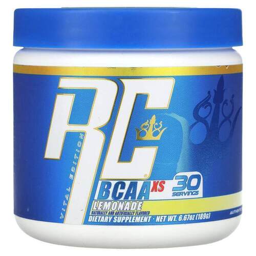 Ronnie Coleman,Vital Edition，BCAA XS，柠檬水味，6.67 盎司（