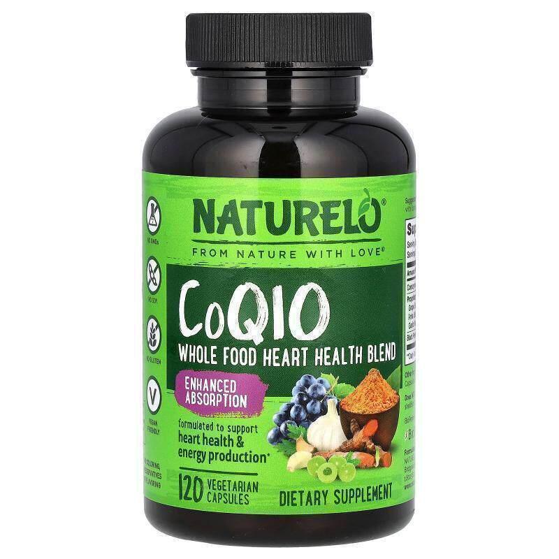 NATURELO,CoQ10, Whole Food Heart Health Blend