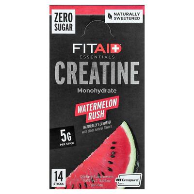 FITAID,Essentials, Creatine Monohydrate, Watermelon Rush, 14