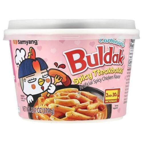 Buldak,辣炒年糕，辣子鸡味，6.31 盎司