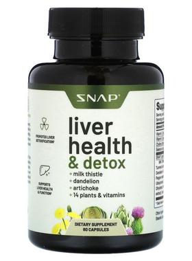 Snap Supplements,Liver Health &amp;amp;amp;amp; Detox, 6