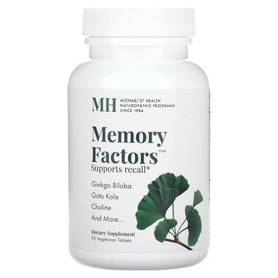 Michael's Naturopathic,Memory Factors, 90 Vegetarian Tablets