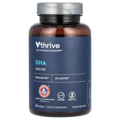 Vthrive,DHA, 1,000 mg, 60 Softgels