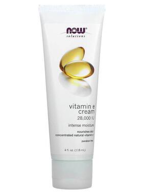 诺奥,Solutions 维生素E霜，28,000 IU，4盎司（118毫升）