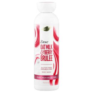 多芬,Oat Milk & Berry Brulee, Body Wash, 17.5 fl oz