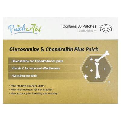 PatchAid,Glucosamine & Chondroitin Plus Patch, 30 Patche