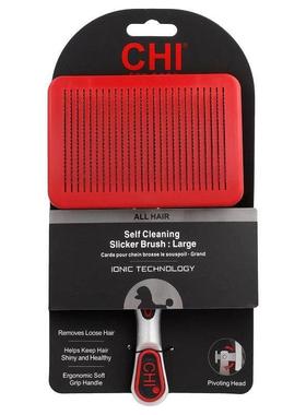 CHI for Dogs,Self Cleaning Slicker Brush, For Dogs, Large