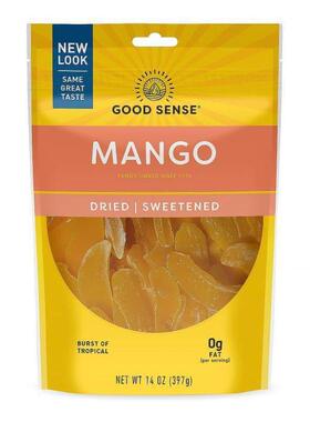 Good Sense,Mango, Dried &amp; Sweetened, 14 oz (397 g)