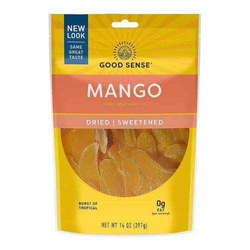 Good Sense,Mango, Dried &amp; Sweetened, 14 oz (397 g)