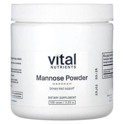 Vital Nutrients,Mannose Powder, 3.53 oz (100 g)