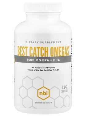 NBI Health,Best Catch Omegas®, 120 Softgels
