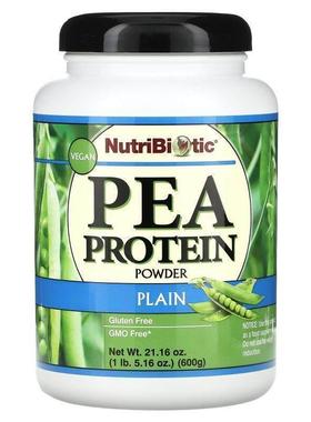 NutriBiotic,Pea Protein Powder, Vanilla , 21.16 oz (600 g)