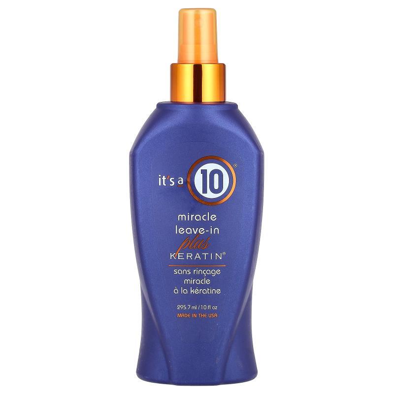 It's a 10,Miracle Leave-In Plus Keratin®，10 液量盎司（295.7