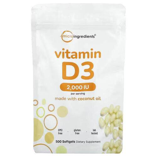 Micro Ingredients,维生素 D3 软胶囊