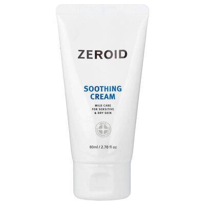 Zeroid,舒缓霜，适合中性和干燥皮肤，2.7 液量盎司（80 毫升）