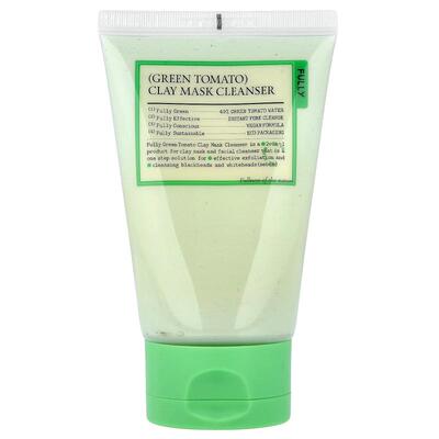 Fully,Green Tomato Clay Mask Cleanser, 4.05 fl oz (120 ml)