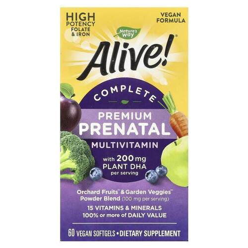 然萃维,Alive! 完整优质产前多维生素