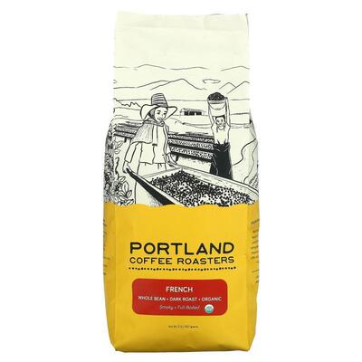 Portland Coffee Roasters,有机咖啡，全豆，深度烘焙，法式