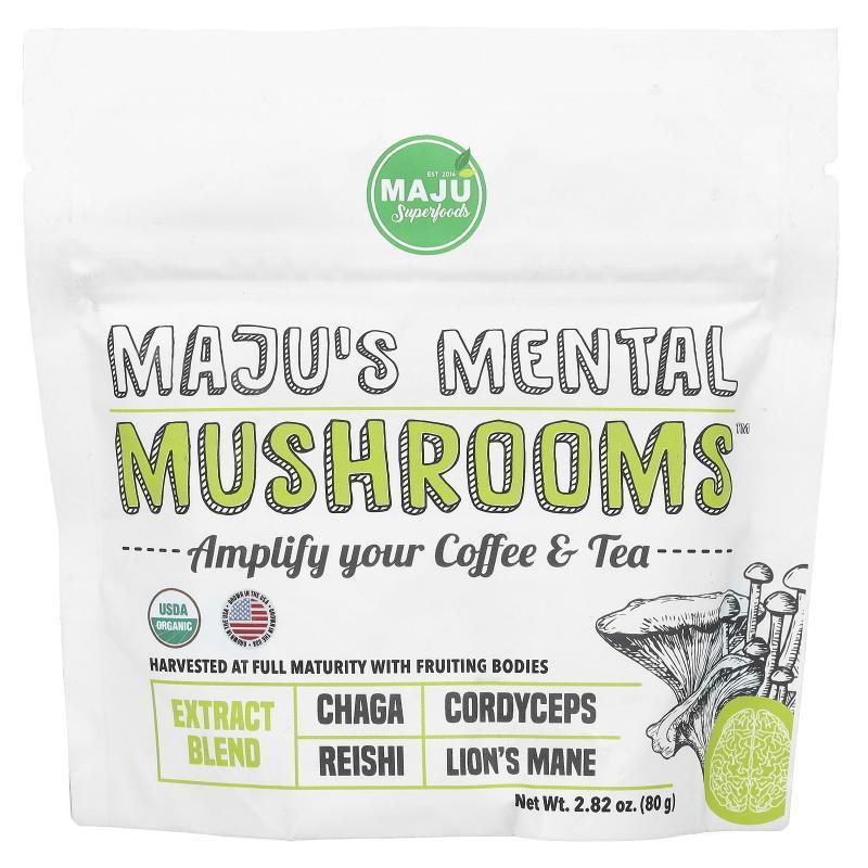 Maju Superfoods,Maju 心理支持蘑菇™，2.82 盎司（80 克）