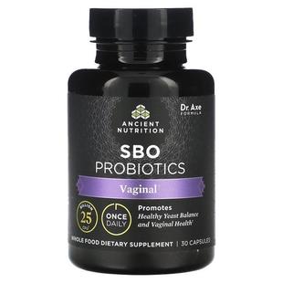 Dr. Axe / Ancient Nutrition,SBO Probiotics, Vaginal, 25 Bill