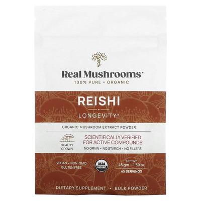 Real Mushrooms,有机蘑菇浸膏粉，灵芝45克