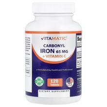 Vitamatic,Carbonyl Iron + Vitamin C, 120 Tablets