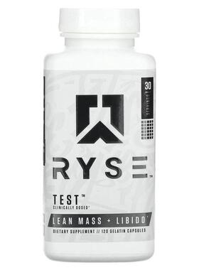 Ryse Supps,Test，瘦体重 + 欲望，120 粒明胶胶囊