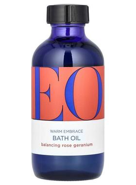 EO Products,Warm Embrace Bath Oil, Balancing Rose Geranium,