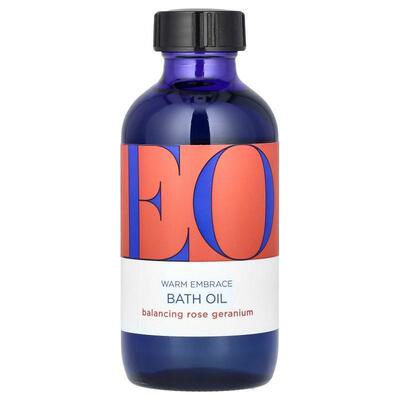 EO Products,Warm Embrace Bath Oil, Balancing Rose Geranium,