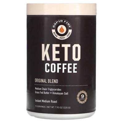 RAPIDFIRE,Keto Coffee, Original Blend, Instant, Medium Roast