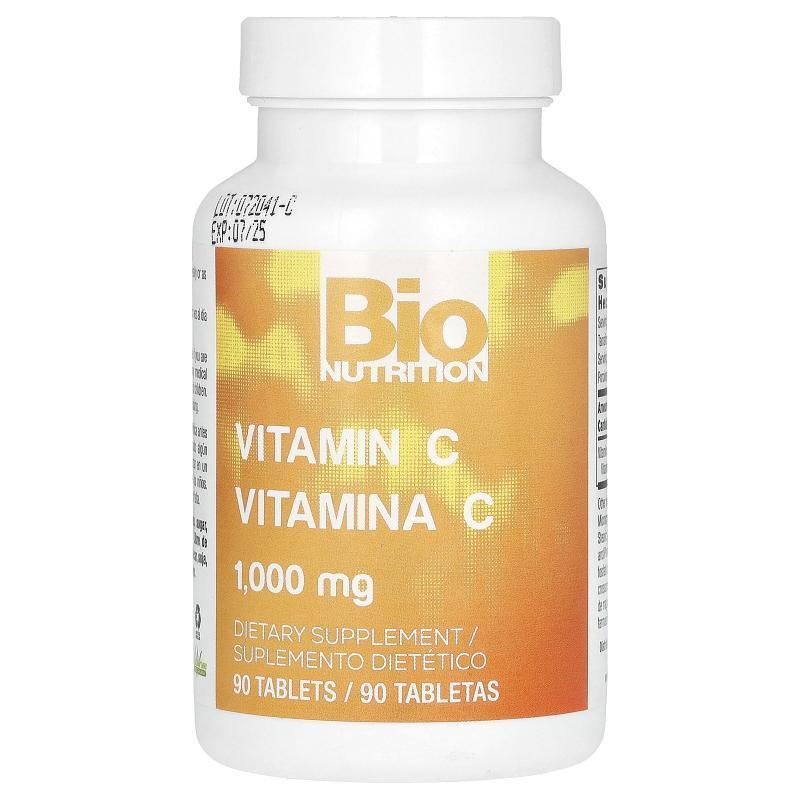 Bio Nutrition,Vitamin C, 1,000 mg, 90 Tablets