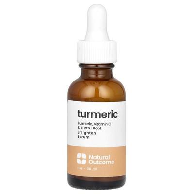 Natural Outcome,Turmeric, Enlighten Serum, Fragrance Free