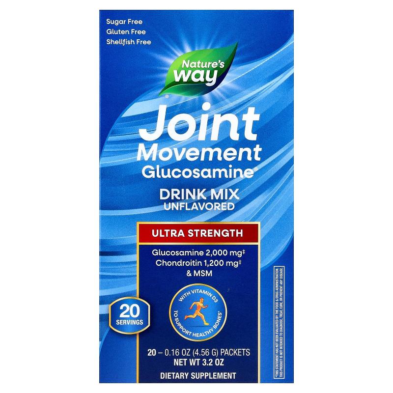 然萃维,Joint Movement Glucosamine®, Drink Mix, Ultra Strengt