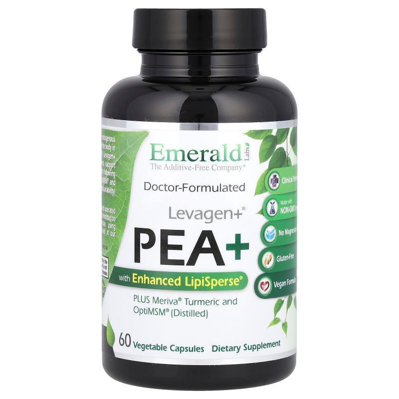 Emerald Laboratories,Levagen+® Pea+ with Enhanced LipiSperse