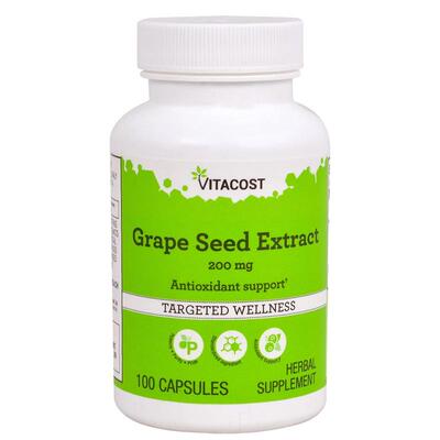 Vitacost,Grape Seed Extract, 200 mg, 100 Capsules