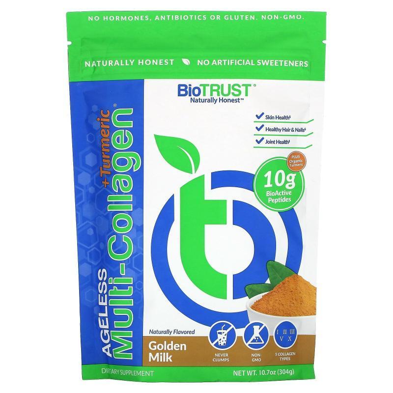 BioTRUST,Ageless Multi-Collagen + Turmeric