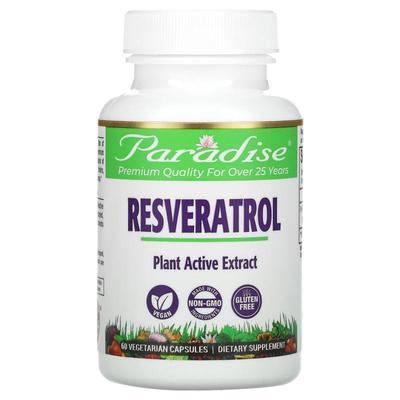 Paradise Herbs,白藜芦醇，180 粒素食胶囊