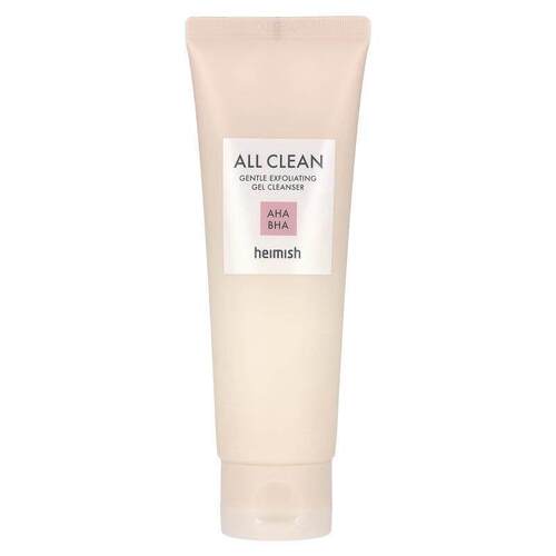 Heimish,All Clean, Gentle Exfoliating Gel Cleanser, AHA BHA,
