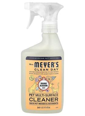 梅耶太太,Pet Multi-Surface Cleaner, Orange Blossom, 16 fl oz