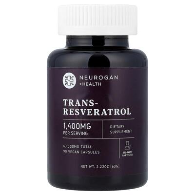 Neurogan Health,Trans-Resveratrol, 90 Vegan Capsules (700 mg