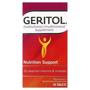 Geritol,多维生素/多矿物质补充剂，40 片