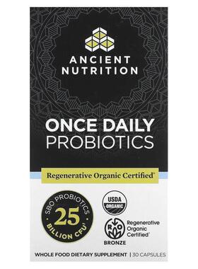 Dr. Axe / Ancient Nutrition,Once Daily Probiotics, 25 Billio