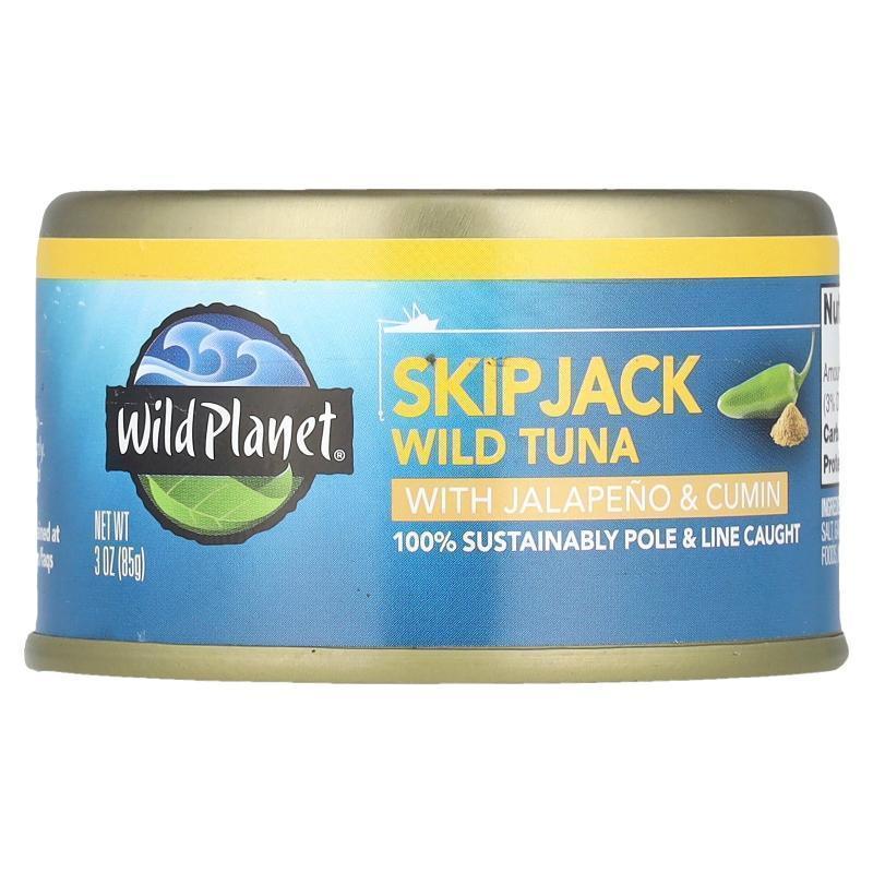 Wild Planet,SkipJack Wild Tuna with Jalapeno &amp;amp; C