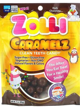Zollipops,Caramelz，黑巧克力，3 盎司（85 克）