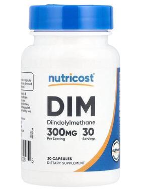 Nutricost,DIM，300 毫克，30 粒胶囊