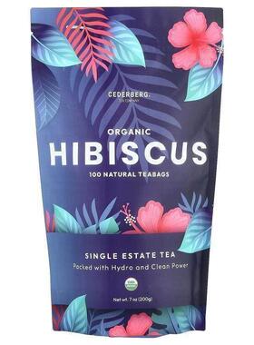 Cederberg Tea Co,Organic Hibiscus, Caffeine Free, 100 Natura