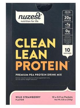 Nuzest,Clean Lean Protein, Rich Chocolate, 10 Packets